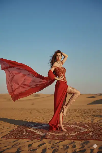 Desert Queen Photorealistic Portrait Prompt