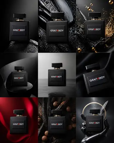 Luxury Product Campaign 3x3 Grid