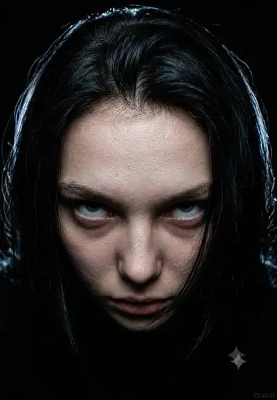 Forensic Skin Portrait: Overhead Gaze