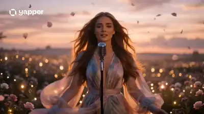 Cinematic Music Video: Singer in Dreamy Sunset