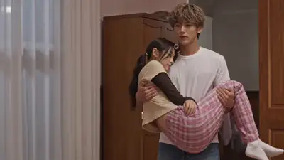 Tender bridal-carry tuck-in scene prompt for Seedance 2.0