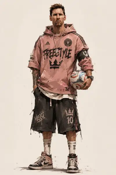 Stylized Urban Fashion Character Prompt