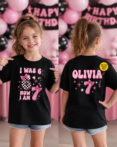 子供用Tシャツの前面・背面モックアップ、モデル着用