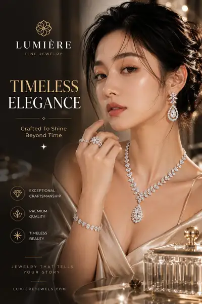 Luxury Jewelry Poster Prompt