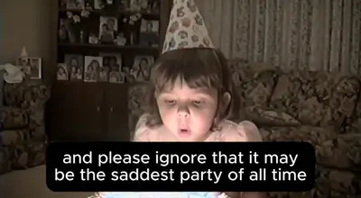 1990s Family Birthday Party Video Prompt