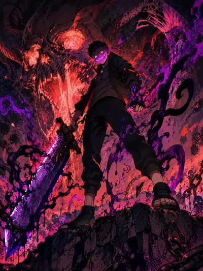 Shadowy Warrior on Cursed Cliff