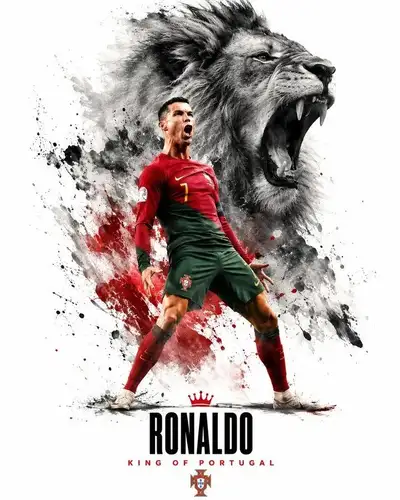Football Player Spirit Animal Sports Poster