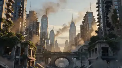 Cinématique Séquence de Poursuite Sci-Fi (15s Multi-Plan)