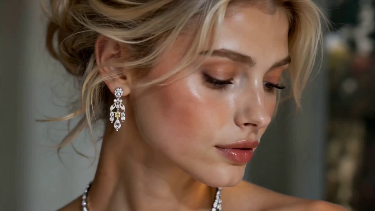 Luxury high-jewelry fashion film with narrator (3-part, Seedance)