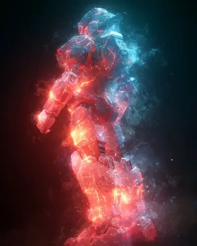Ethereal Mecha Portrait