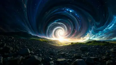 Vortex Portal Transition Video Prompt