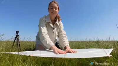Vlog douillet de cerf-volant avec esthétique de caméscope portable