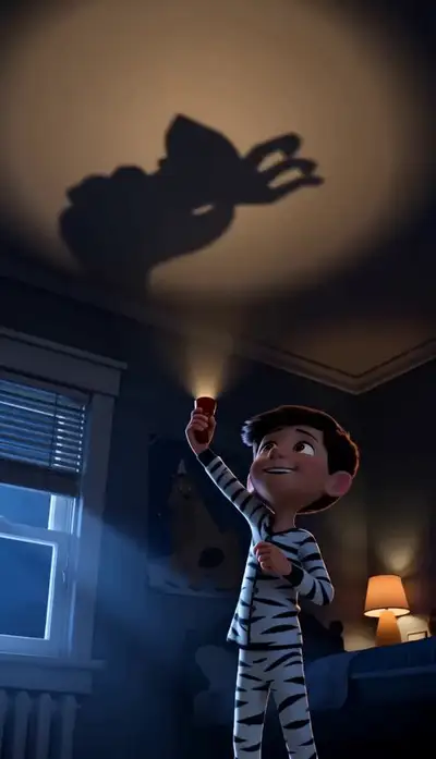 电影感动画短片：The Flashlight