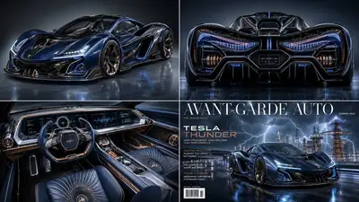 Kunst-zu-Autodesign-Prompt: Verwandle jedes Kunstwerk in ein Concept Car