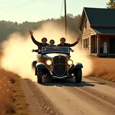 1930s Rural Hot Rod Scene
