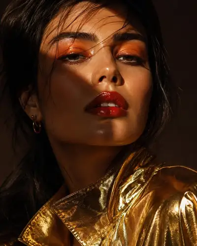Ultra-Glamorous Beauty Editorial Portrait