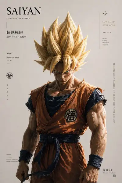 Minimalist Fashion Cover Character Poster Prompt