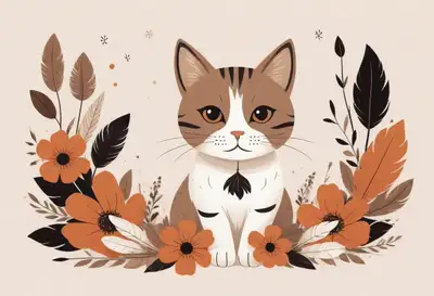 Minimal Mystical Illustration Prompt