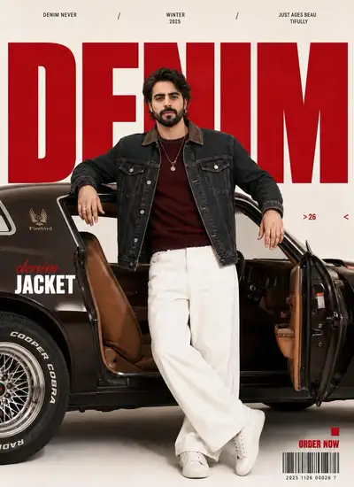 Fashion Editorial Vintage Muscle Car