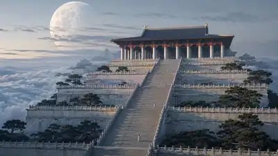 Cloud City Eastern Aesthetic Cinematic Render