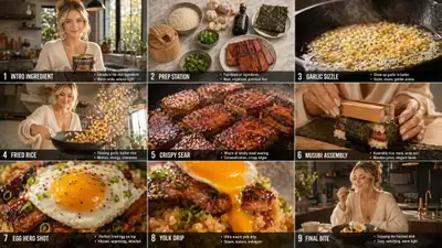 Cinematic 9-Panel Food Storyboard Prompt