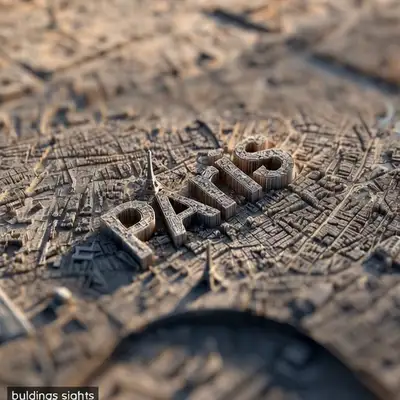Hyper-Realistic 3D Topographical [Paris] Map