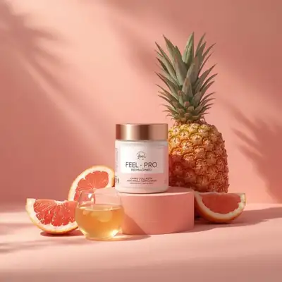 Luxury Collagen Supplement Product Photography