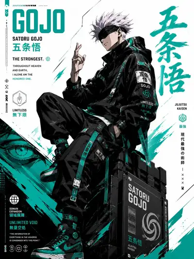 基于原著人格原型生成的角色海报