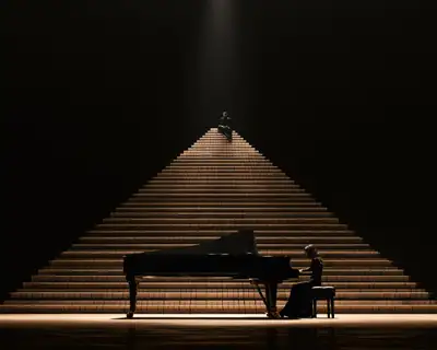 Endless Piano Staircase to an Unreachable Place