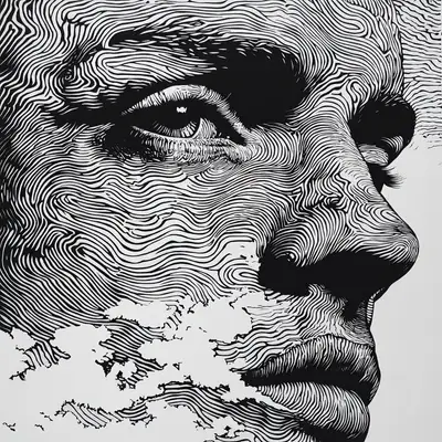 Illusory Wallpaper Portrait Base Prompt