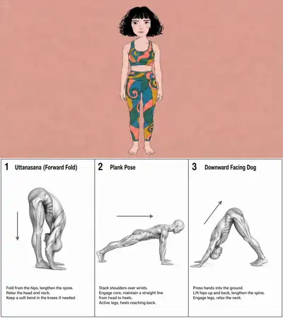 Yoga motion sheet to animated routine workflow, Seedance 2.0
