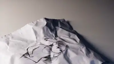 Anime Sketch to 3D Burj Khalifa Animation