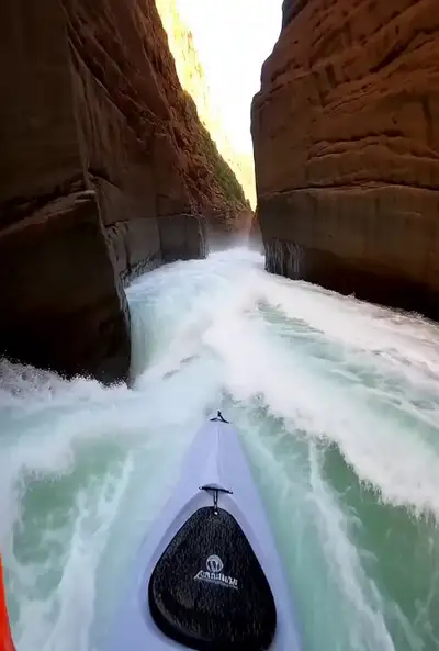 Kayak Whitewater Rapids POV Prompt