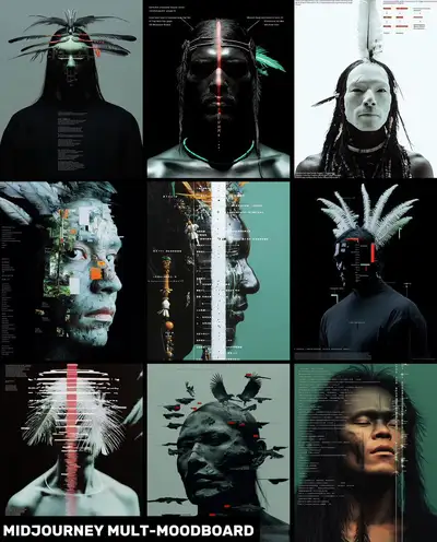 Midjourney Moodboard Bashing Prompt