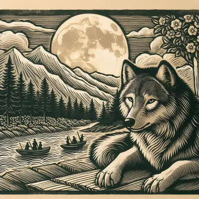 Woodblock Printing Style Prompt