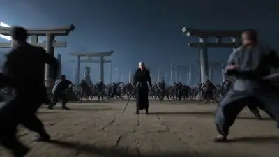 Cursed Lone Samurai Action Sequence