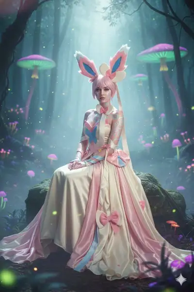 Sylveon Fantasy Cosplay Portrait