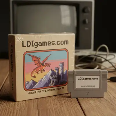 Retro Game Box with Custom Name
