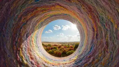 Vortex Portal to Vibrant New World Cinematic Video