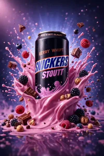 Splash-motion beverage can and bottle product photography