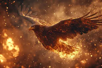 Volcanic Eagle Image Prompt