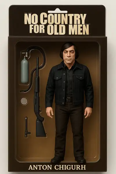 Anton Chigurh Action Figure Box Set Prompt