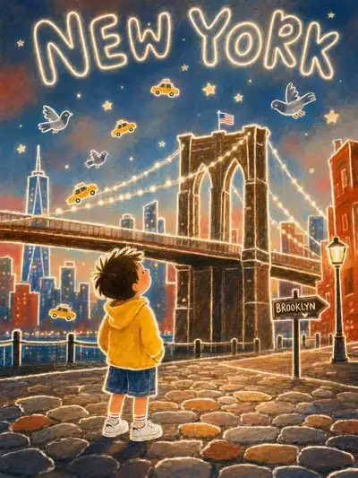 Children's Storybook New York Poster