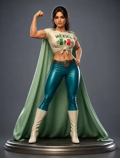 3D Pixar-style superhero character from a reference photo