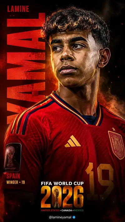 Cinematic FIFA World Cup 2026 Football Poster