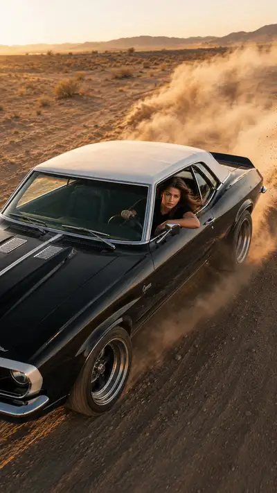 1969 Camaro Desert Powerslide Editorial Photo