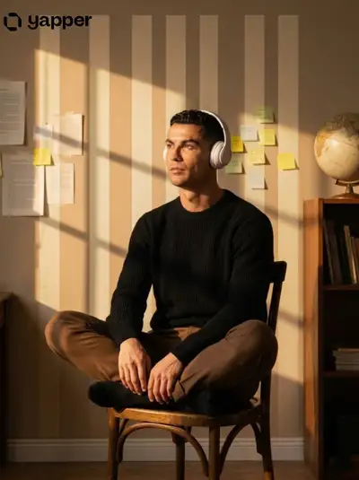 Cinematic Portrait of a Man in Cozy Workspace
