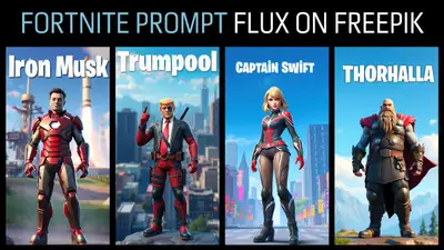 Fortnite Character Style Prompt Template