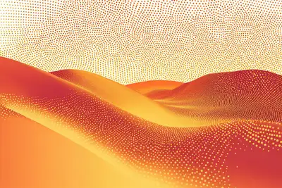 Dot Matrix Reduction Art Prompt