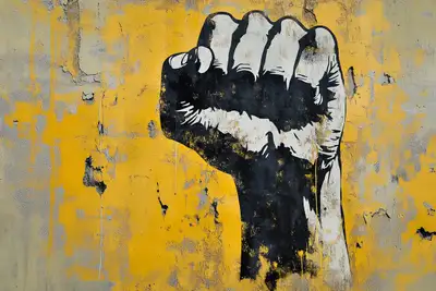 Stencil Art Revolution Prompt